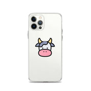 Cover Trasparente iPhone® Cow Face-Smartphone-Biiply-iPhone 12 Pro-Biiply