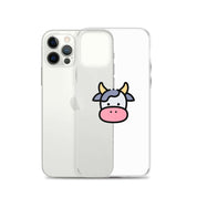 Cover Trasparente iPhone® Cow Face-Smartphone-Biiply-Biiply