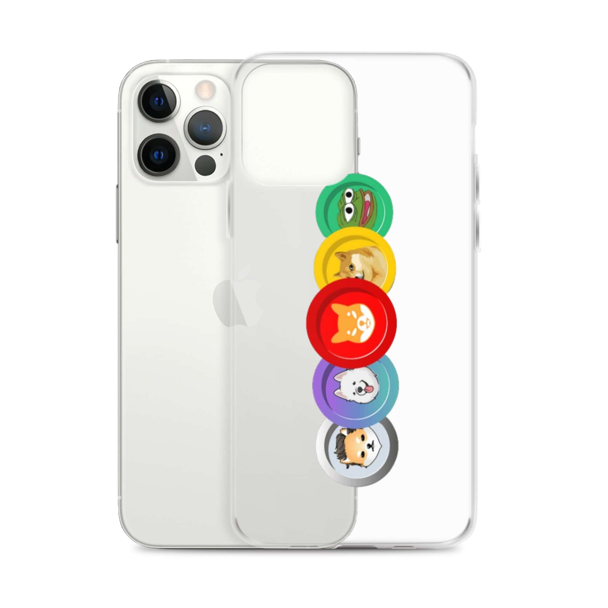 Cover Trasparente iPhone® MemeCoin-Smartphone-Biiply-Biiply