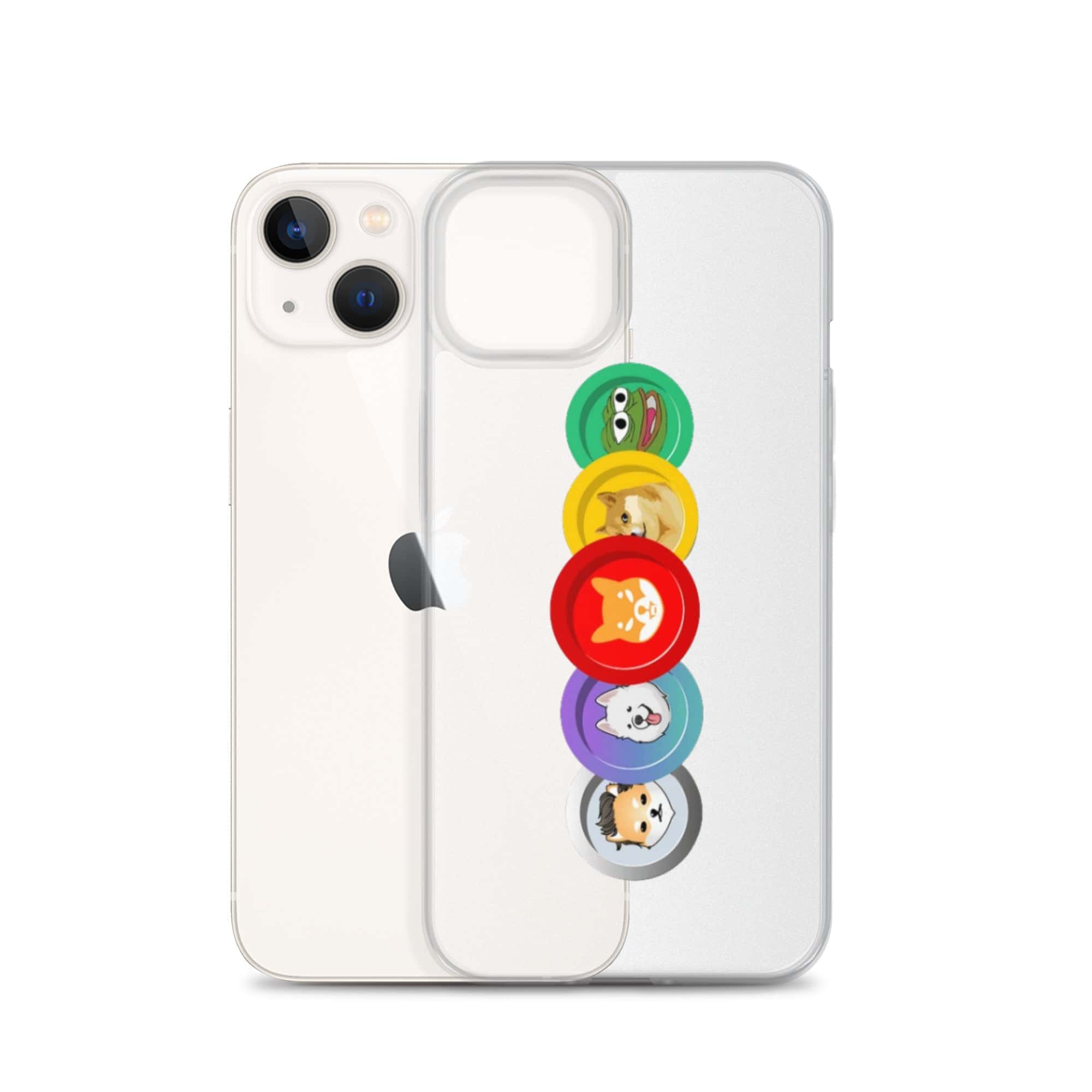 Cover Trasparente iPhone® MemeCoin-Smartphone-Biiply-Biiply