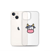 Cover Trasparente iPhone® Cow Face-Smartphone-Biiply-Biiply