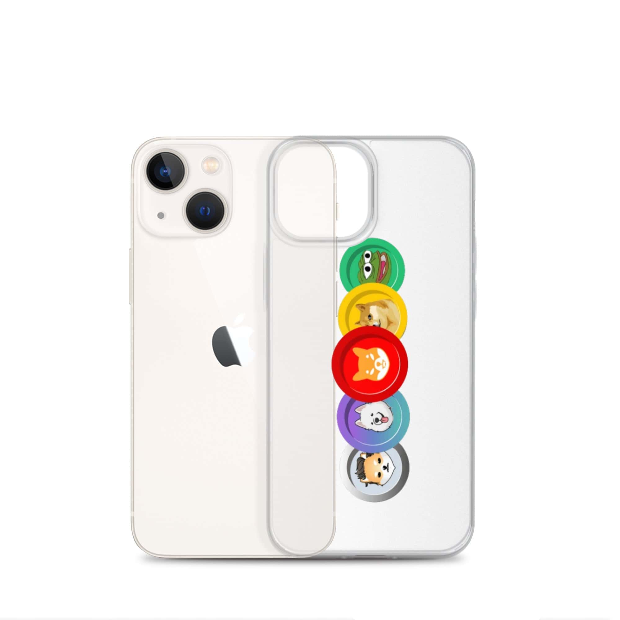 Cover Trasparente iPhone® MemeCoin-Smartphone-Biiply-Biiply