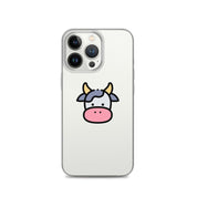 Cover Trasparente iPhone® Cow Face-Smartphone-Biiply-iPhone 13 Pro-Biiply