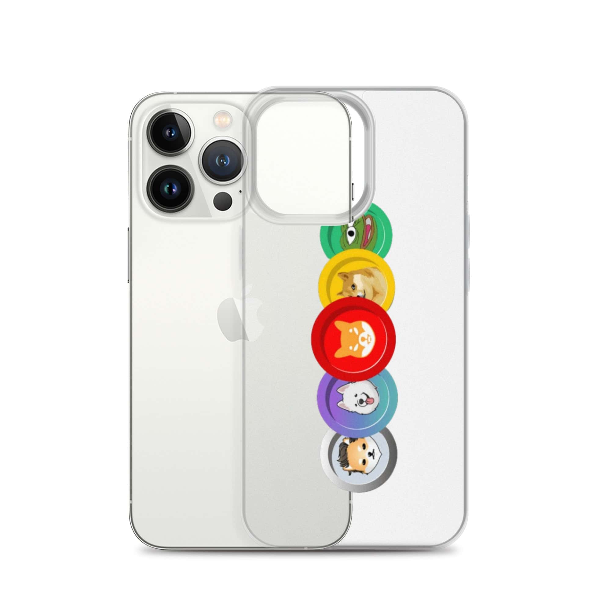 Cover Trasparente iPhone® MemeCoin-Smartphone-Biiply-Biiply