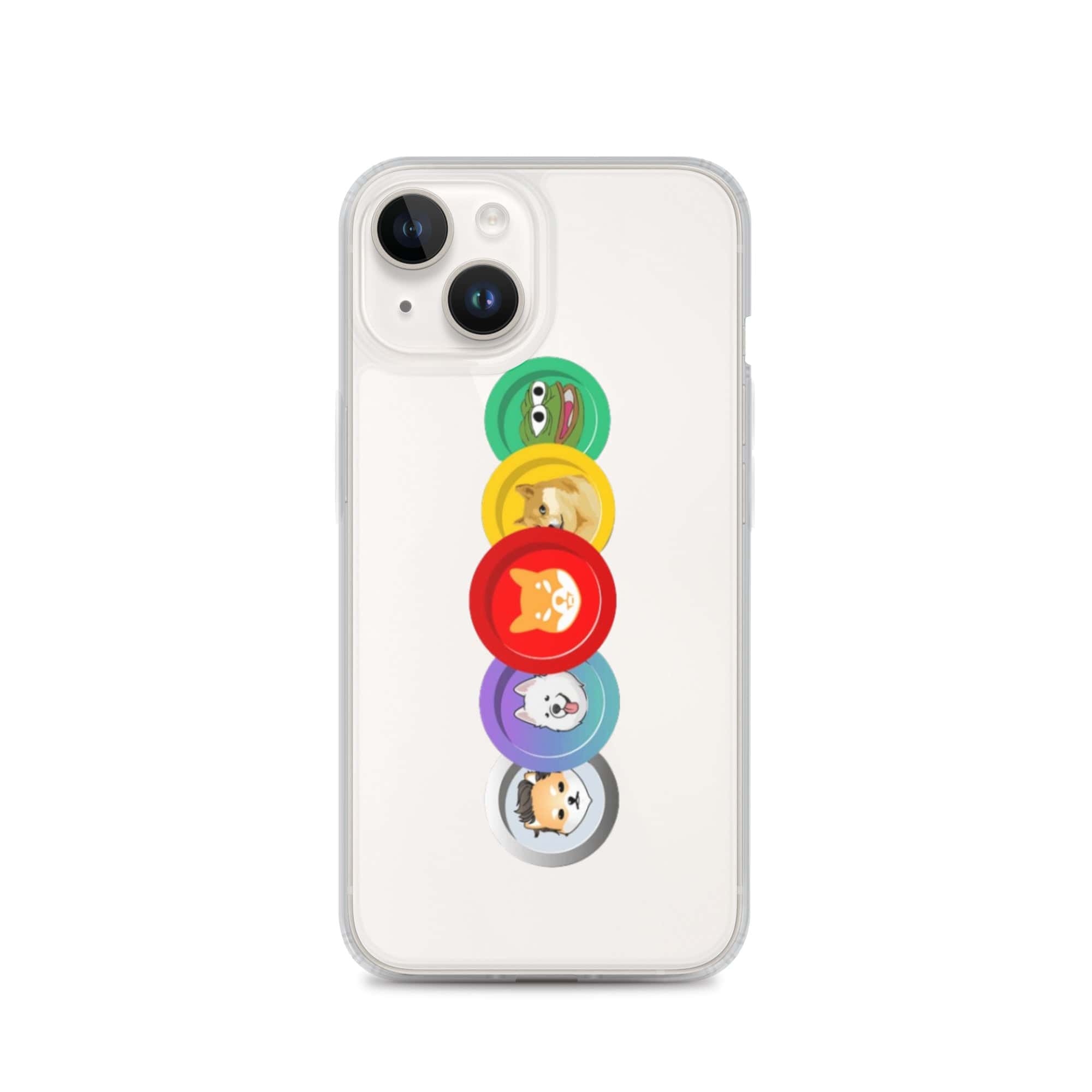 Cover Trasparente iPhone® MemeCoin-Smartphone-Biiply-iPhone 14-Biiply