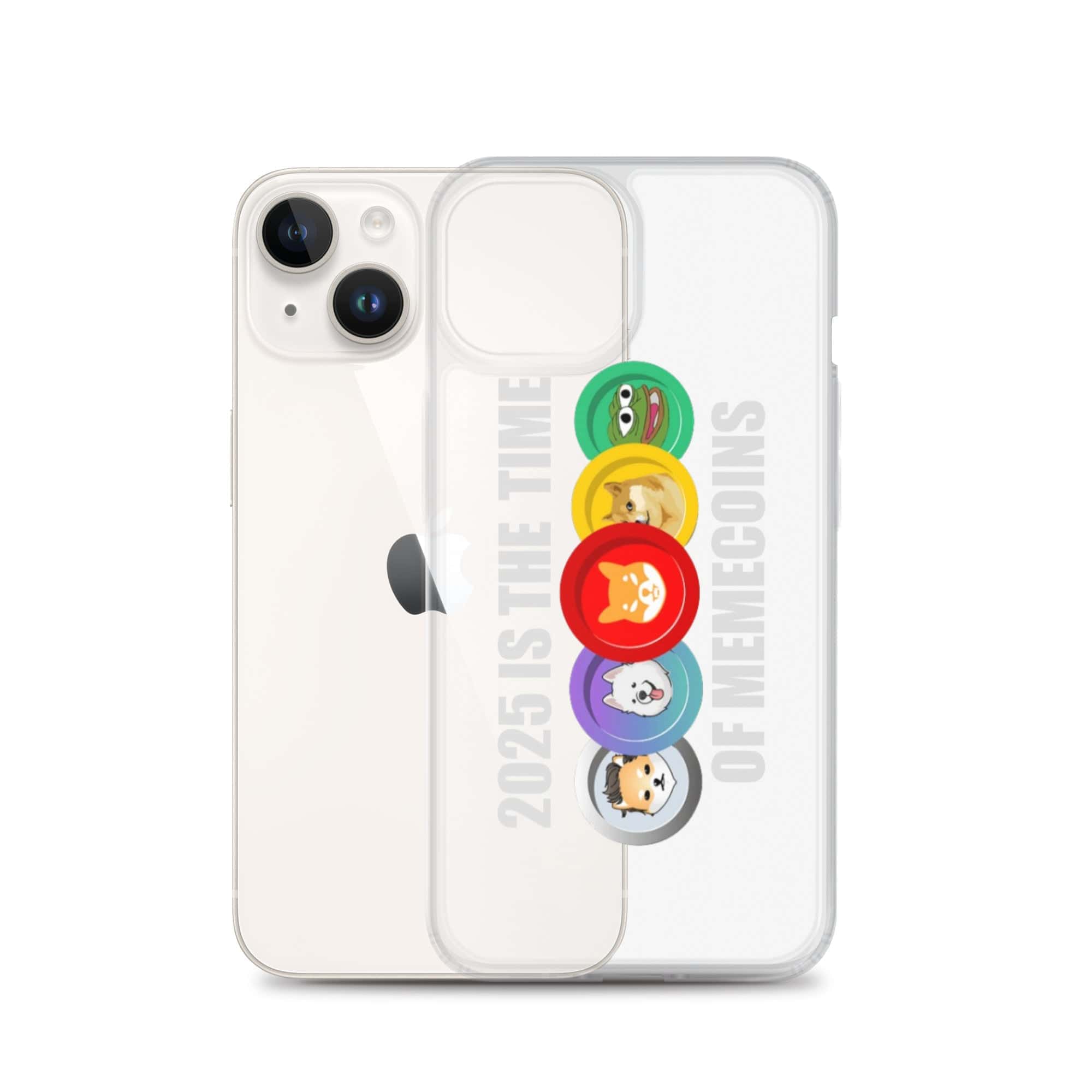 Cover Trasparente iPhone® 2025 Meme Time-Smartphone-Biiply-Biiply