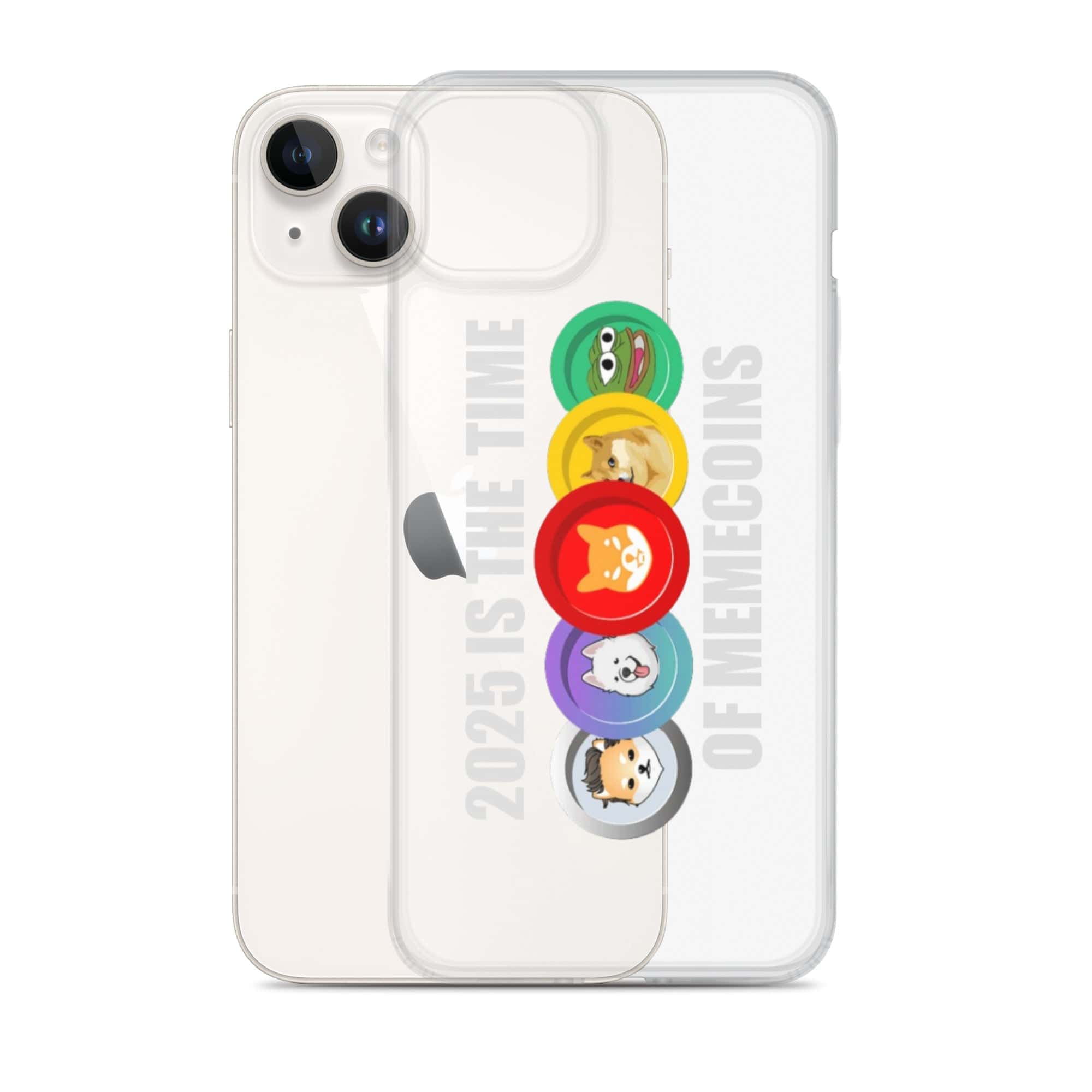 Cover Trasparente iPhone® 2025 Meme Time-Smartphone-Biiply-Biiply