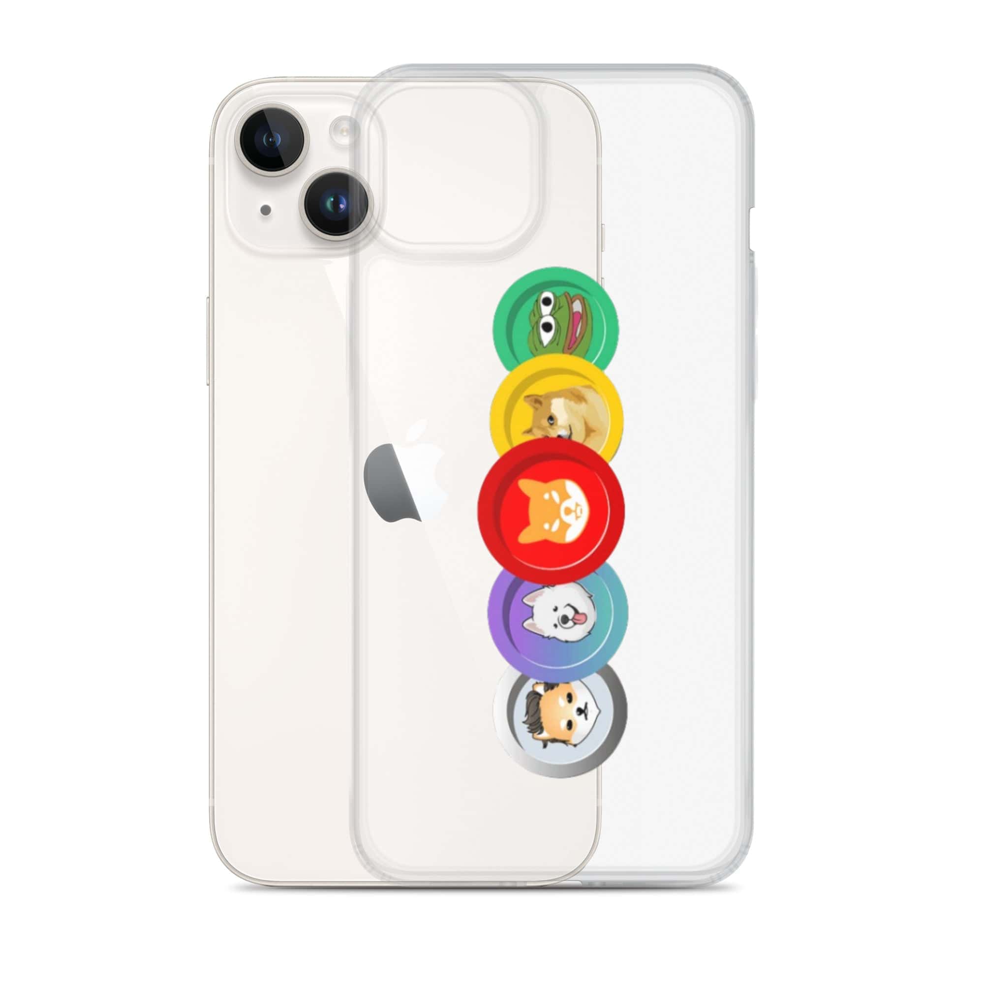Cover Trasparente iPhone® MemeCoin-Smartphone-Biiply-Biiply