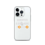 Cover Trasparente iPhone® Divertiti a Rimanere Povero-Smartphone-Biiply-iPhone 14 Pro-Biiply