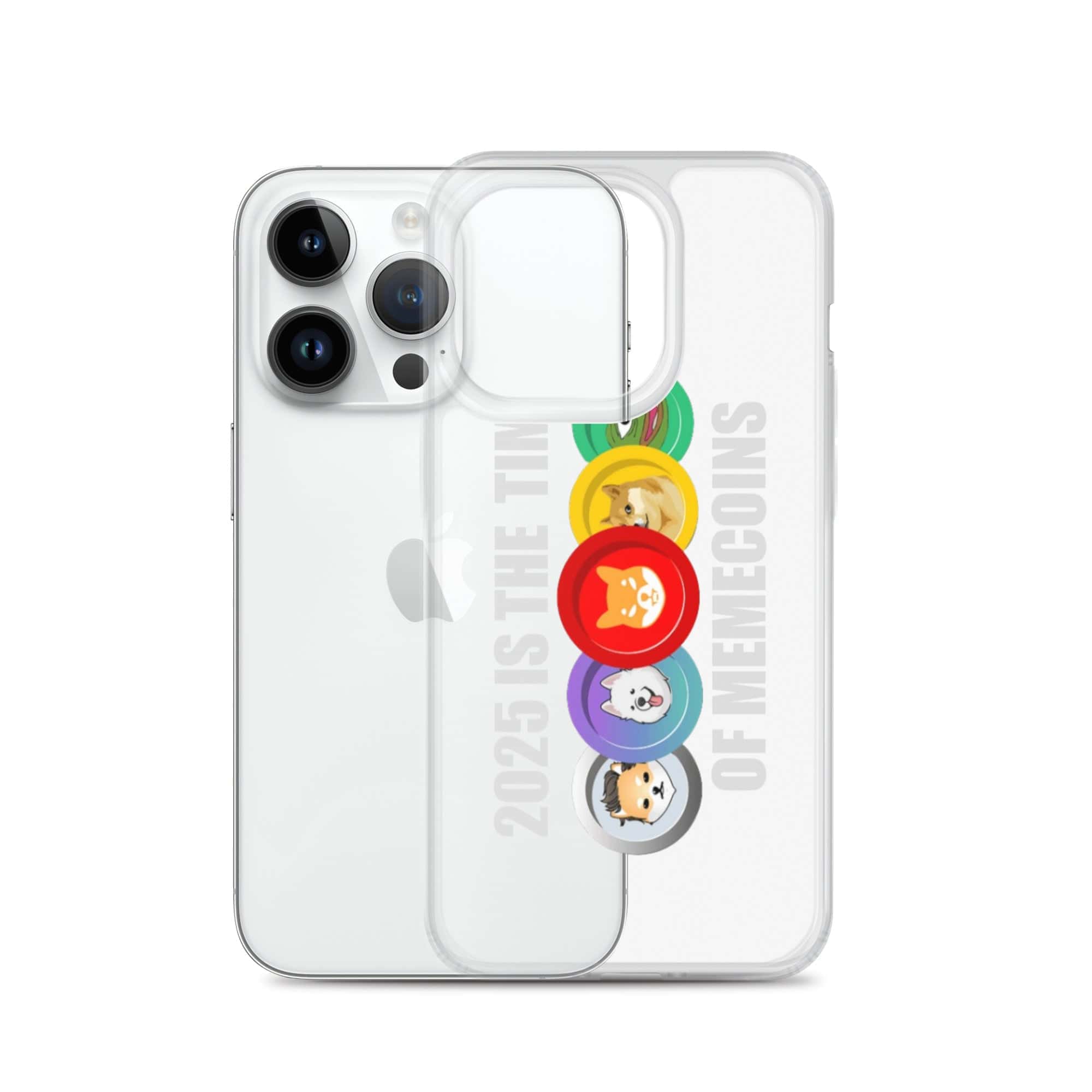 Cover Trasparente iPhone® 2025 Meme Time-Smartphone-Biiply-Biiply