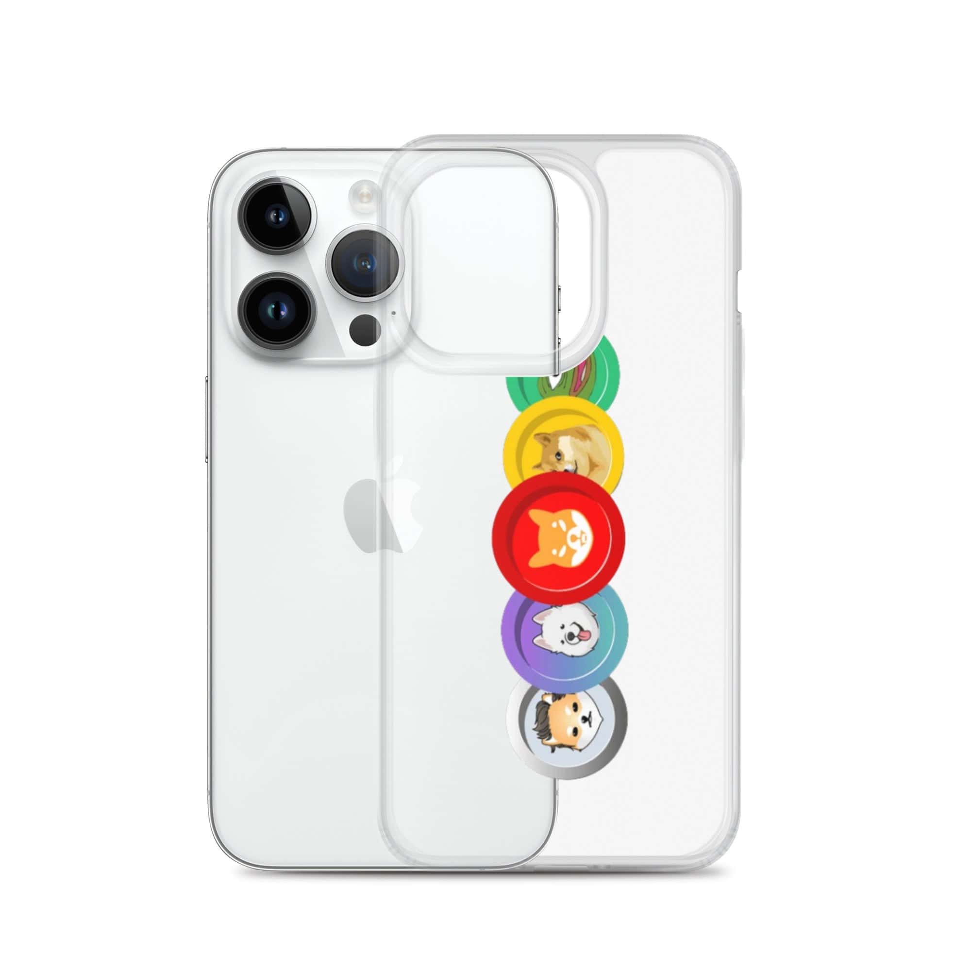 Cover Trasparente iPhone® MemeCoin-Smartphone-Biiply-Biiply