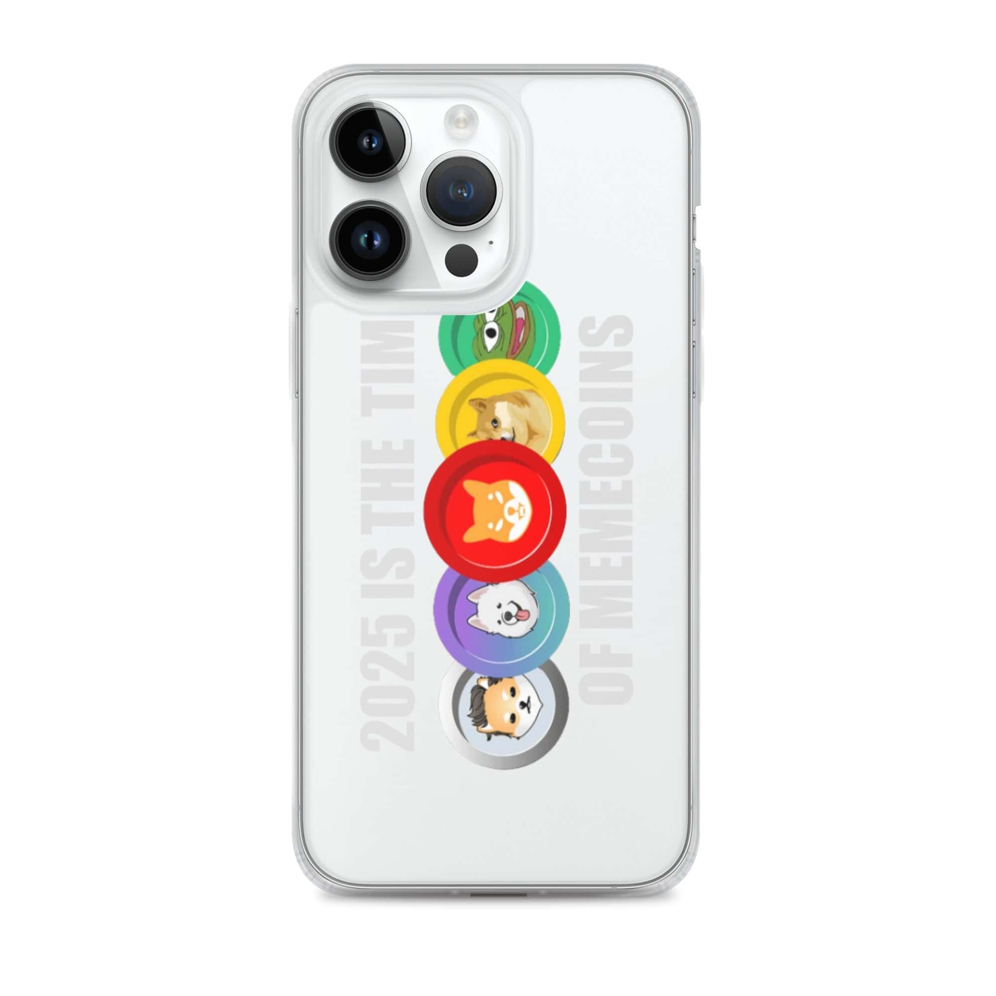Cover Trasparente iPhone® 2025 Meme Time-Smartphone-Biiply-iPhone 14 Pro Max-Biiply