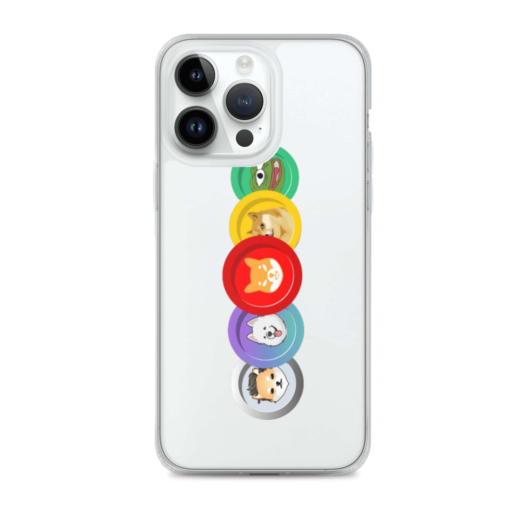 Cover Trasparente iPhone® MemeCoin-Smartphone-Biiply-iPhone 14 Pro Max-Biiply