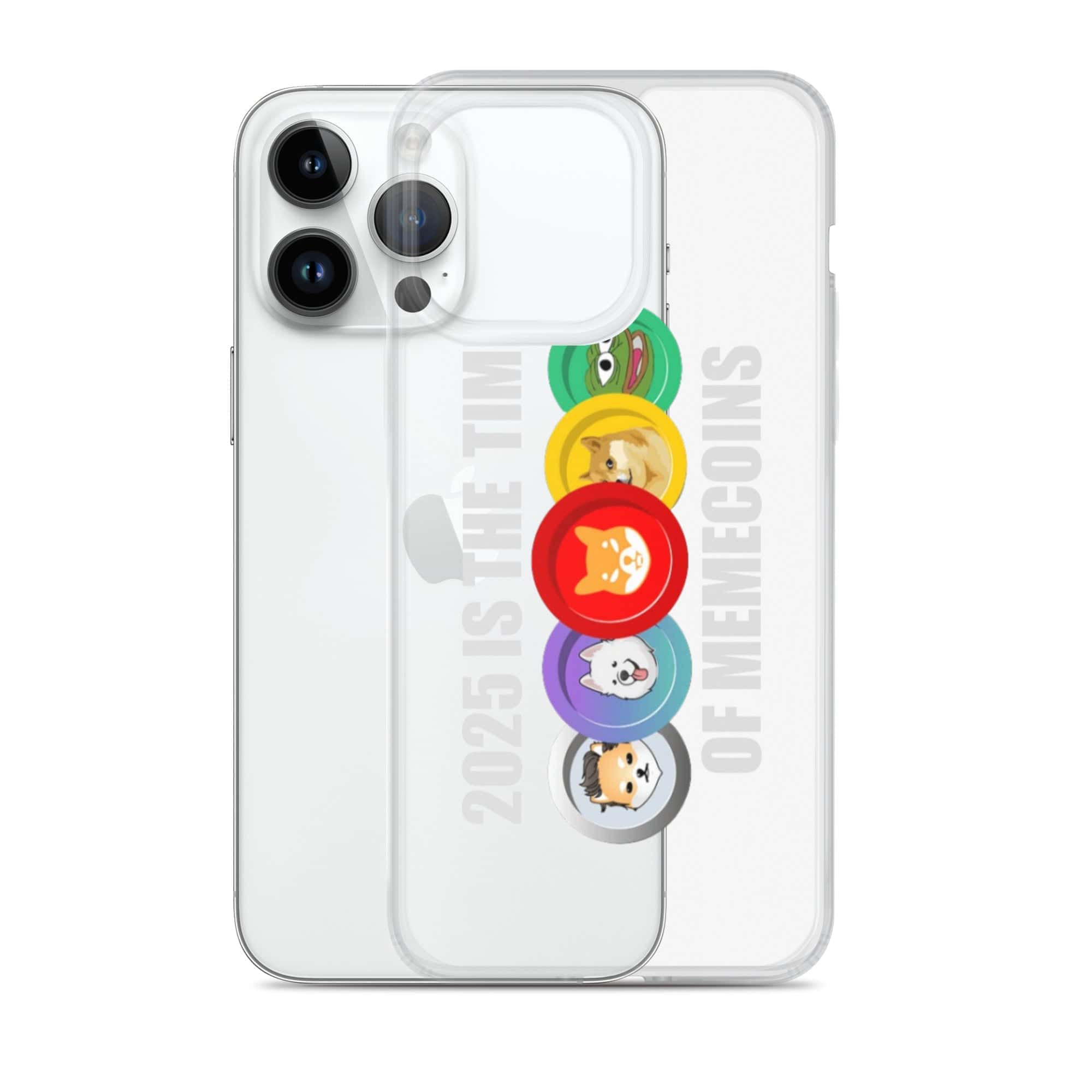 Cover Trasparente iPhone® 2025 Meme Time-Smartphone-Biiply-Biiply