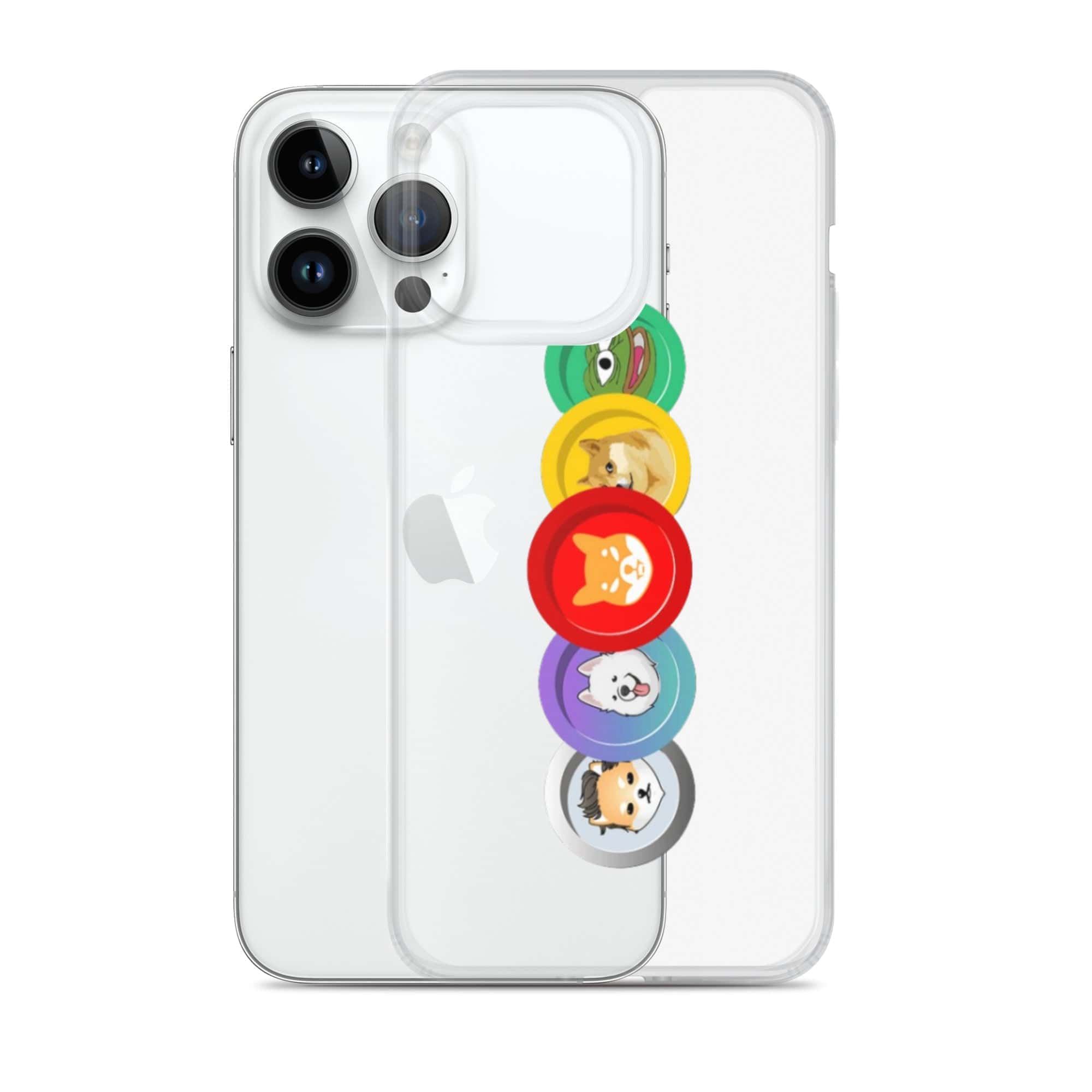 Cover Trasparente iPhone® MemeCoin-Smartphone-Biiply-Biiply