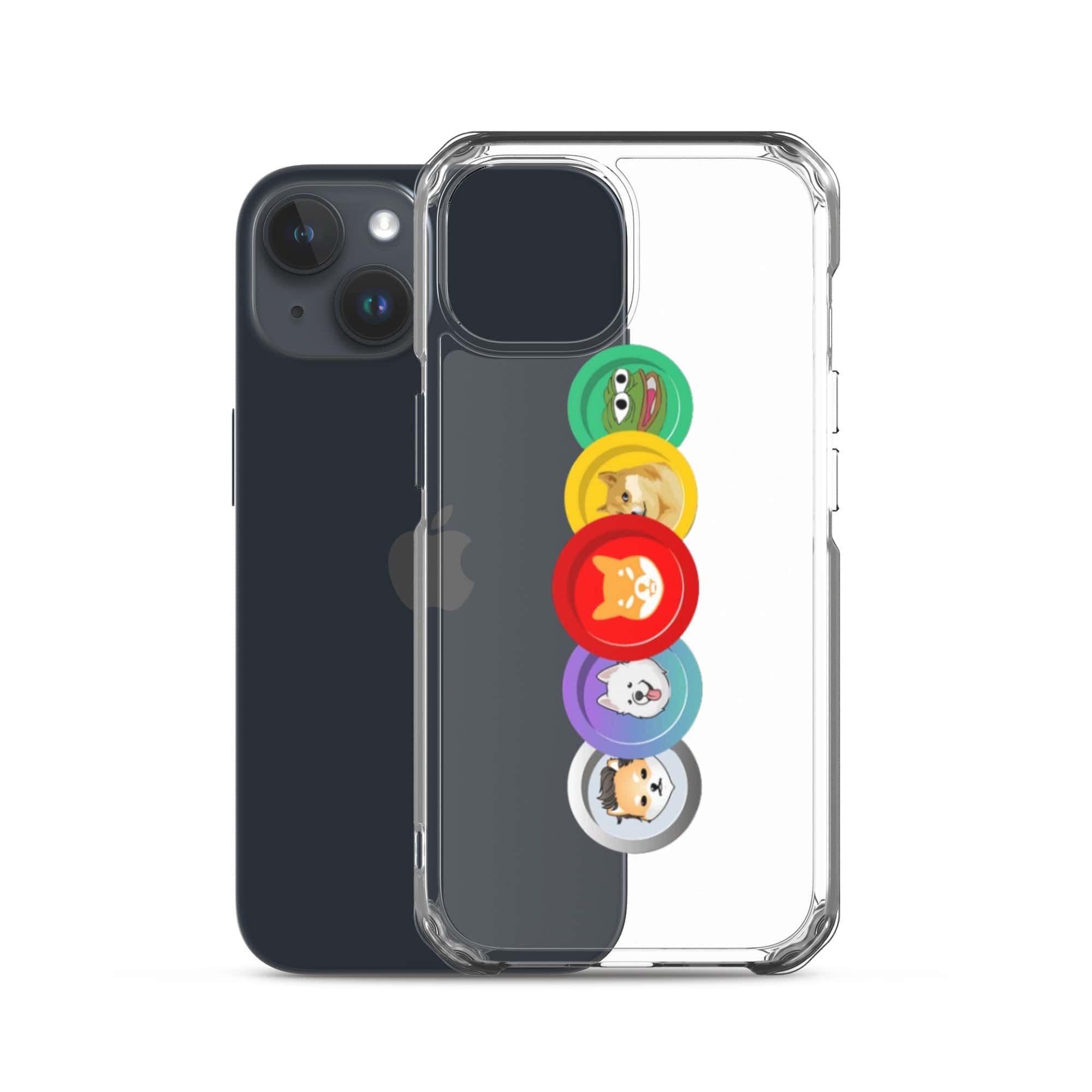 Cover Trasparente iPhone® MemeCoin-Smartphone-Biiply-Biiply