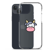 Cover Trasparente iPhone® Cow Face-Smartphone-Biiply-Biiply