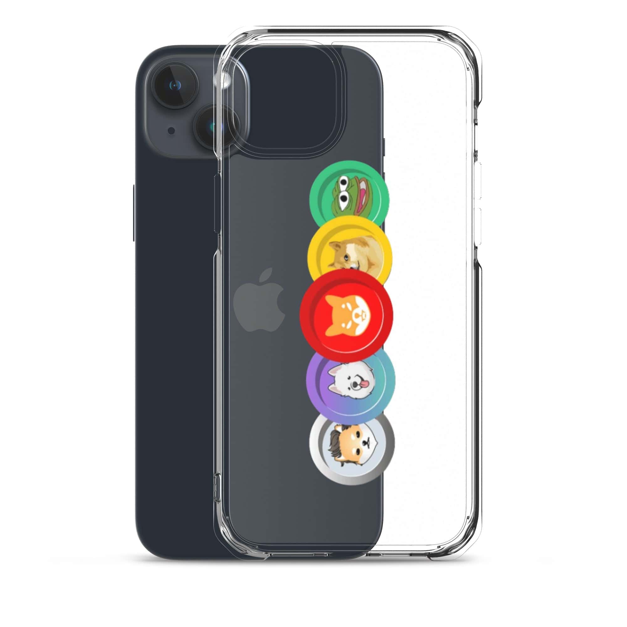 Cover Trasparente iPhone® MemeCoin-Smartphone-Biiply-Biiply