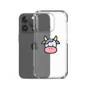 Cover Trasparente iPhone® Cow Face-Smartphone-Biiply-Biiply
