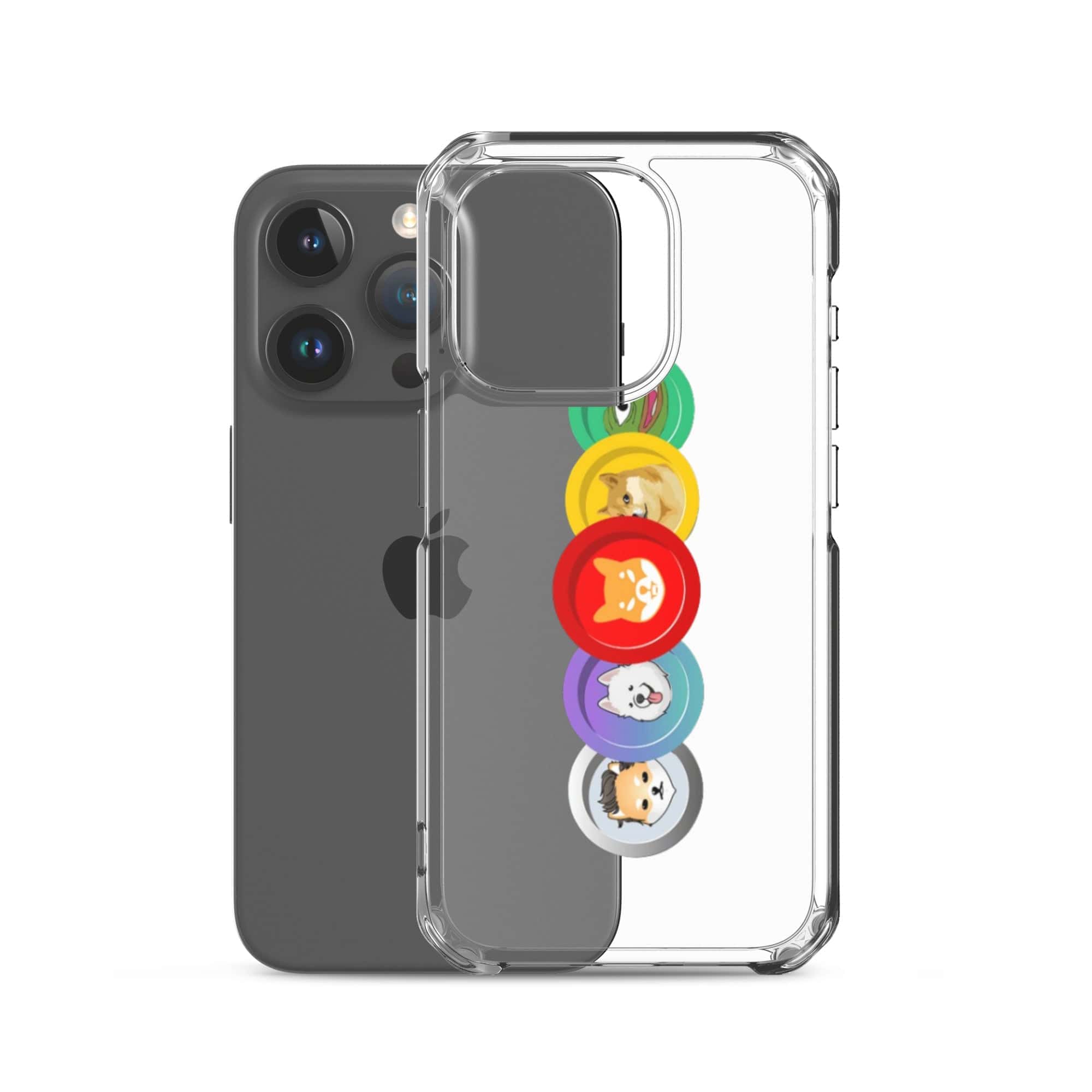 Cover Trasparente iPhone® MemeCoin-Smartphone-Biiply-Biiply