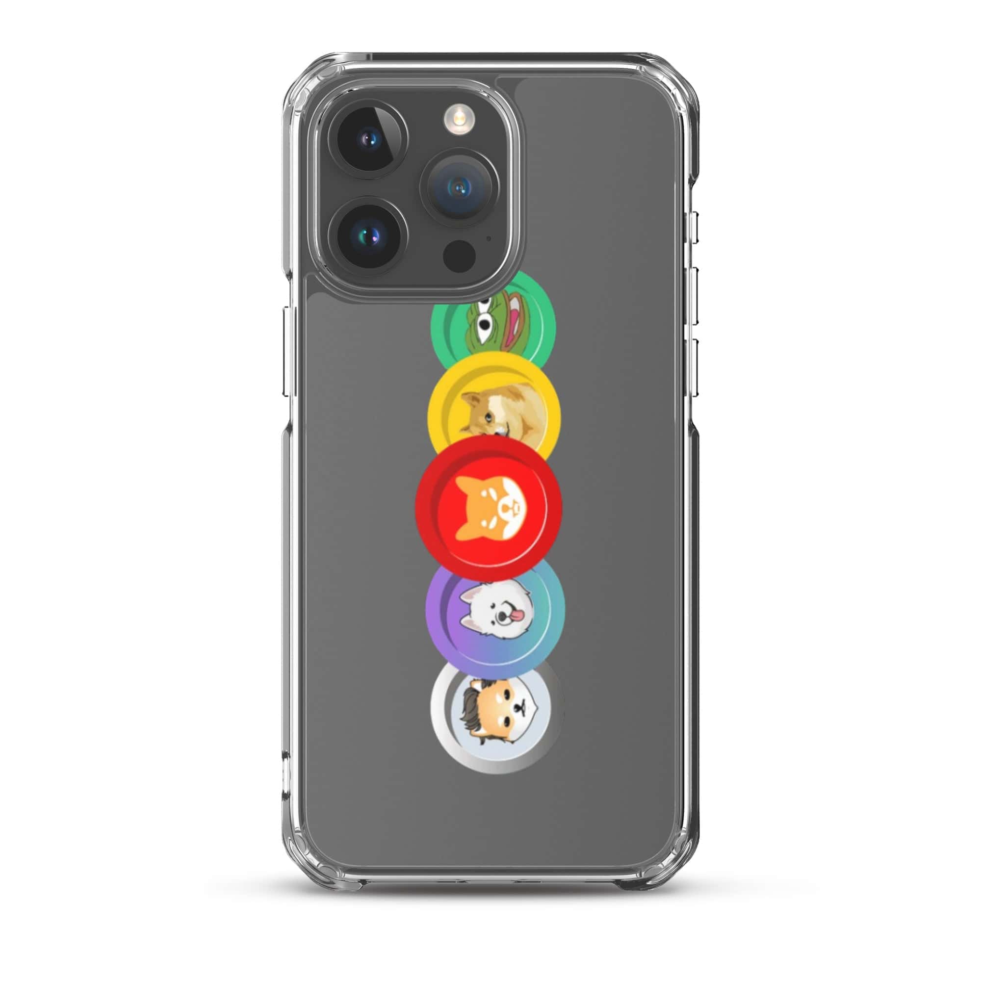 Cover Trasparente iPhone® MemeCoin-Smartphone-Biiply-iPhone 15 Pro Max-Biiply