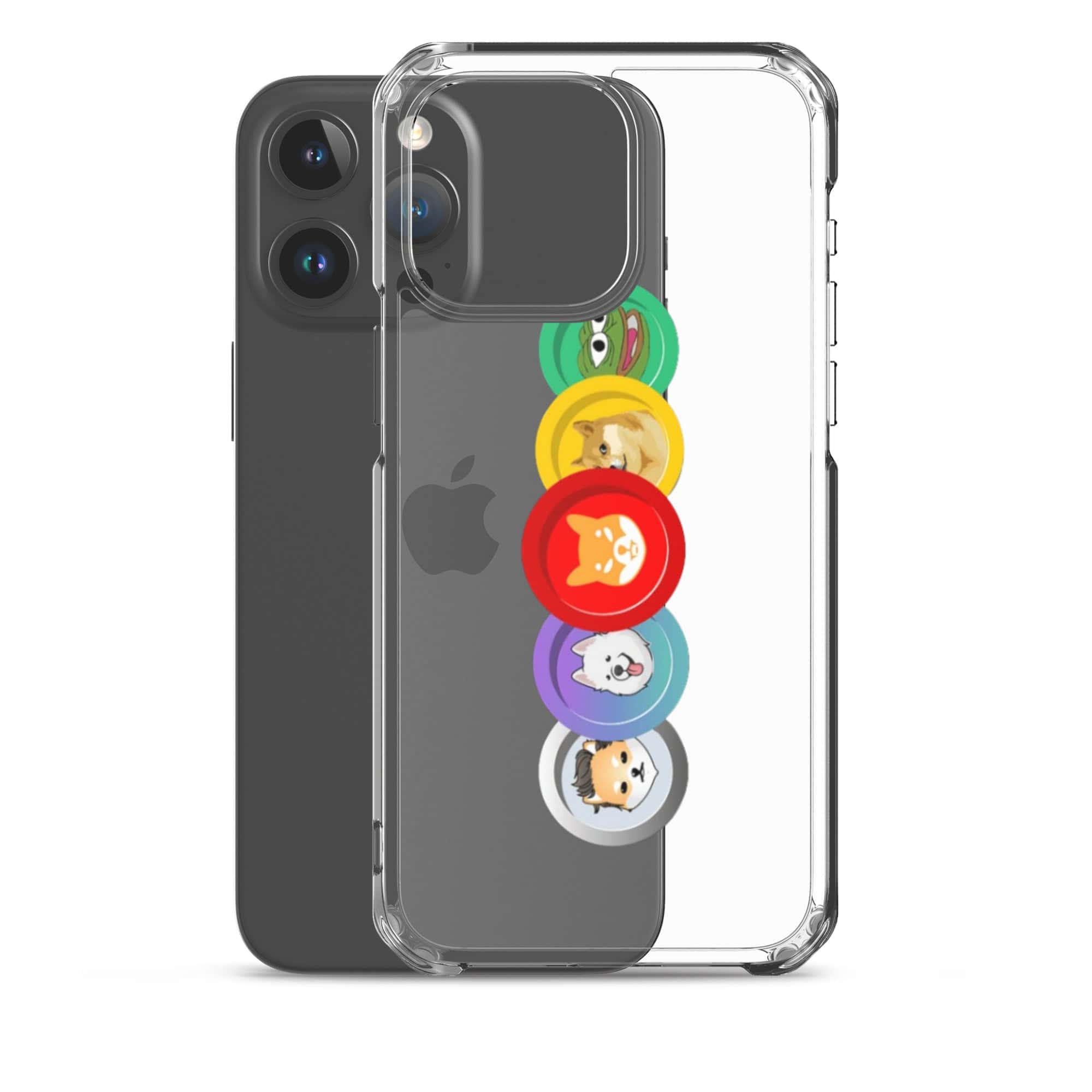 Cover Trasparente iPhone® MemeCoin-Smartphone-Biiply-Biiply