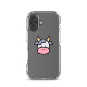 Cover Trasparente iPhone® Cow Face-Smartphone-Biiply-iPhone 16-Biiply