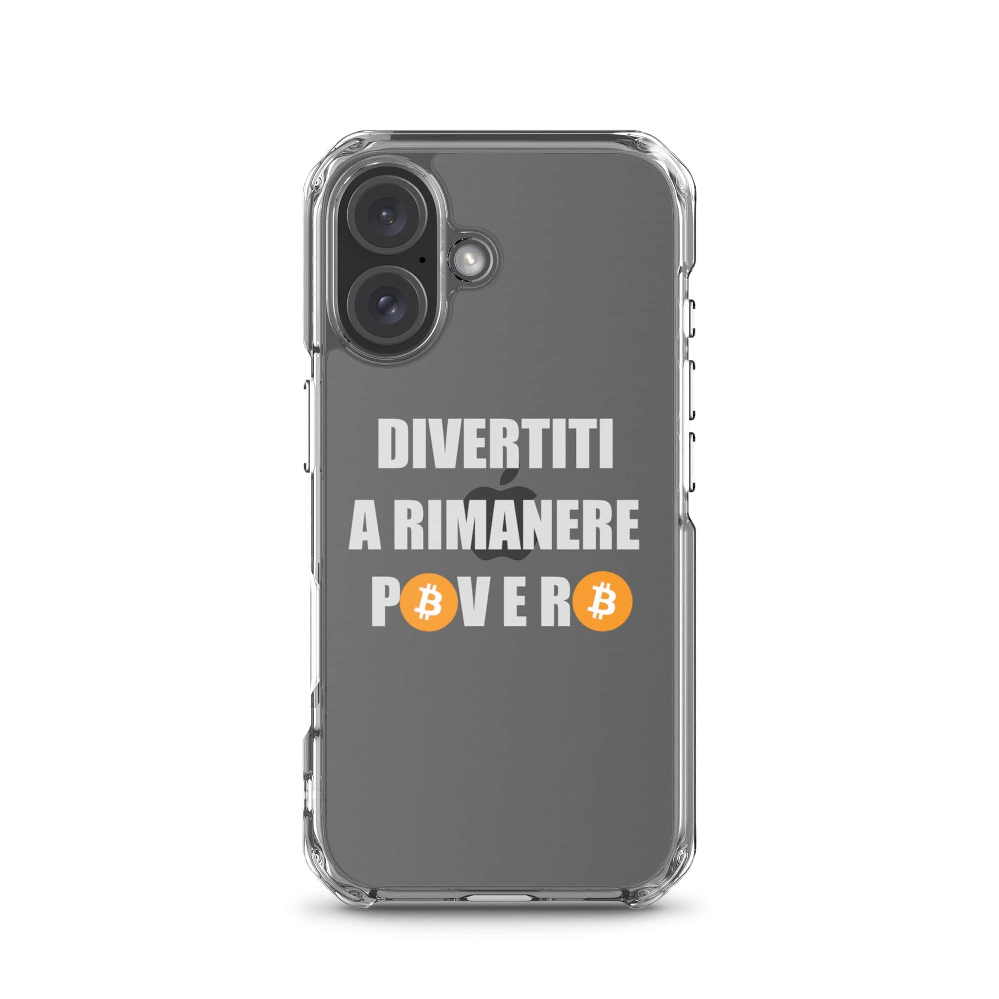 Cover Trasparente iPhone® Divertiti a Rimanere Povero-Smartphone-Biiply-iPhone 16-Biiply