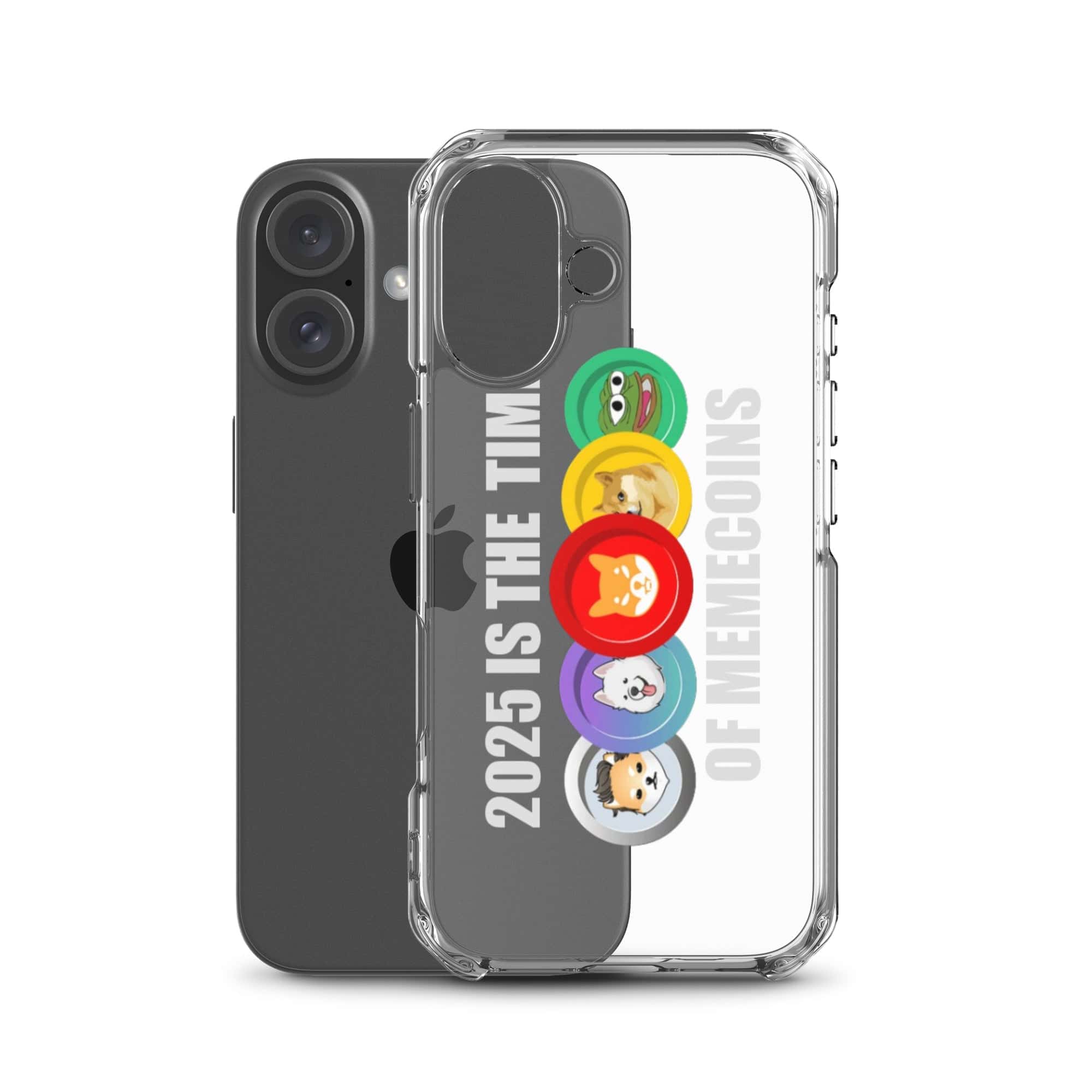 Cover Trasparente iPhone® 2025 Meme Time-Smartphone-Biiply-Biiply