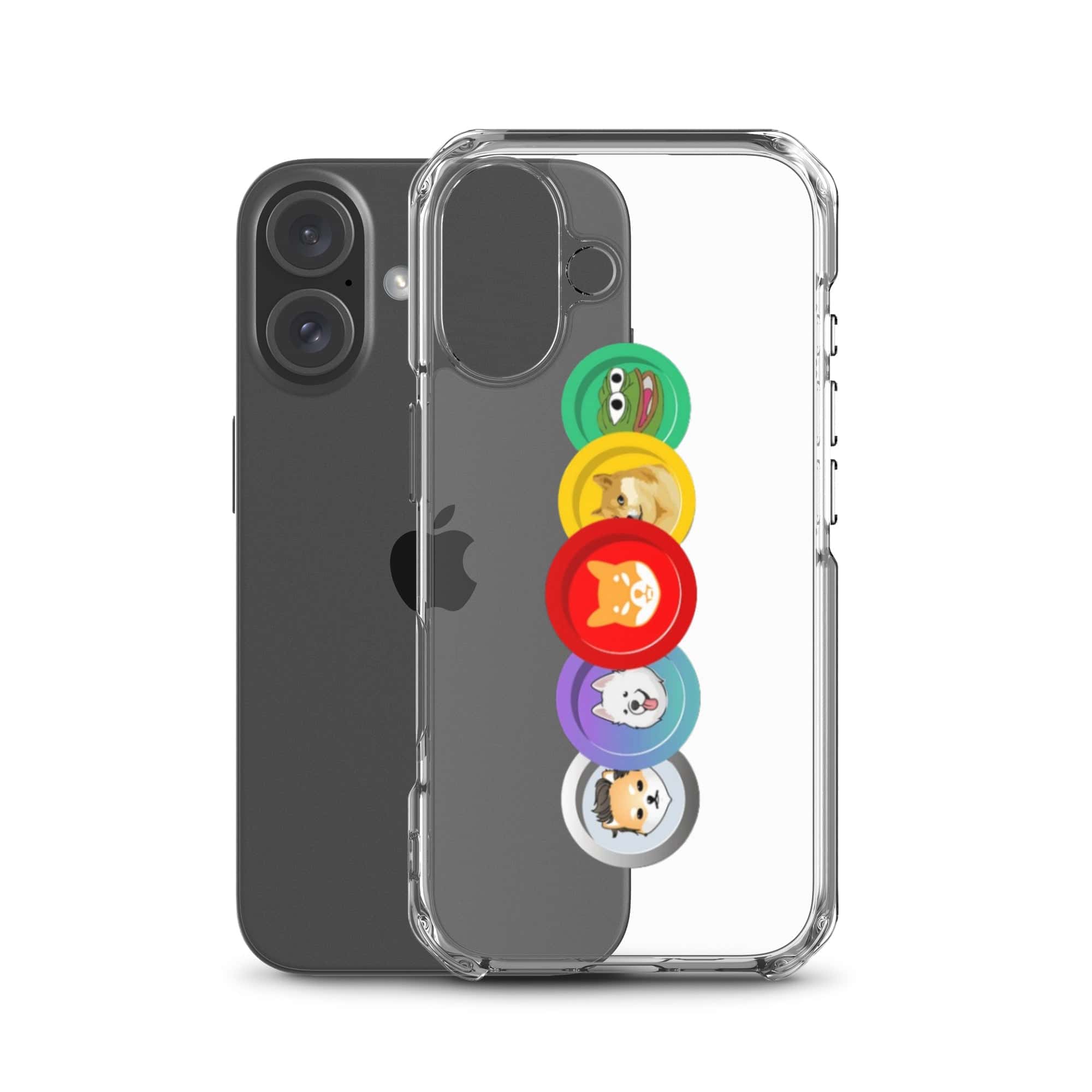 Cover Trasparente iPhone® MemeCoin-Smartphone-Biiply-Biiply