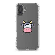 Cover Trasparente iPhone® Cow Face-Smartphone-Biiply-iPhone 16 Plus-Biiply