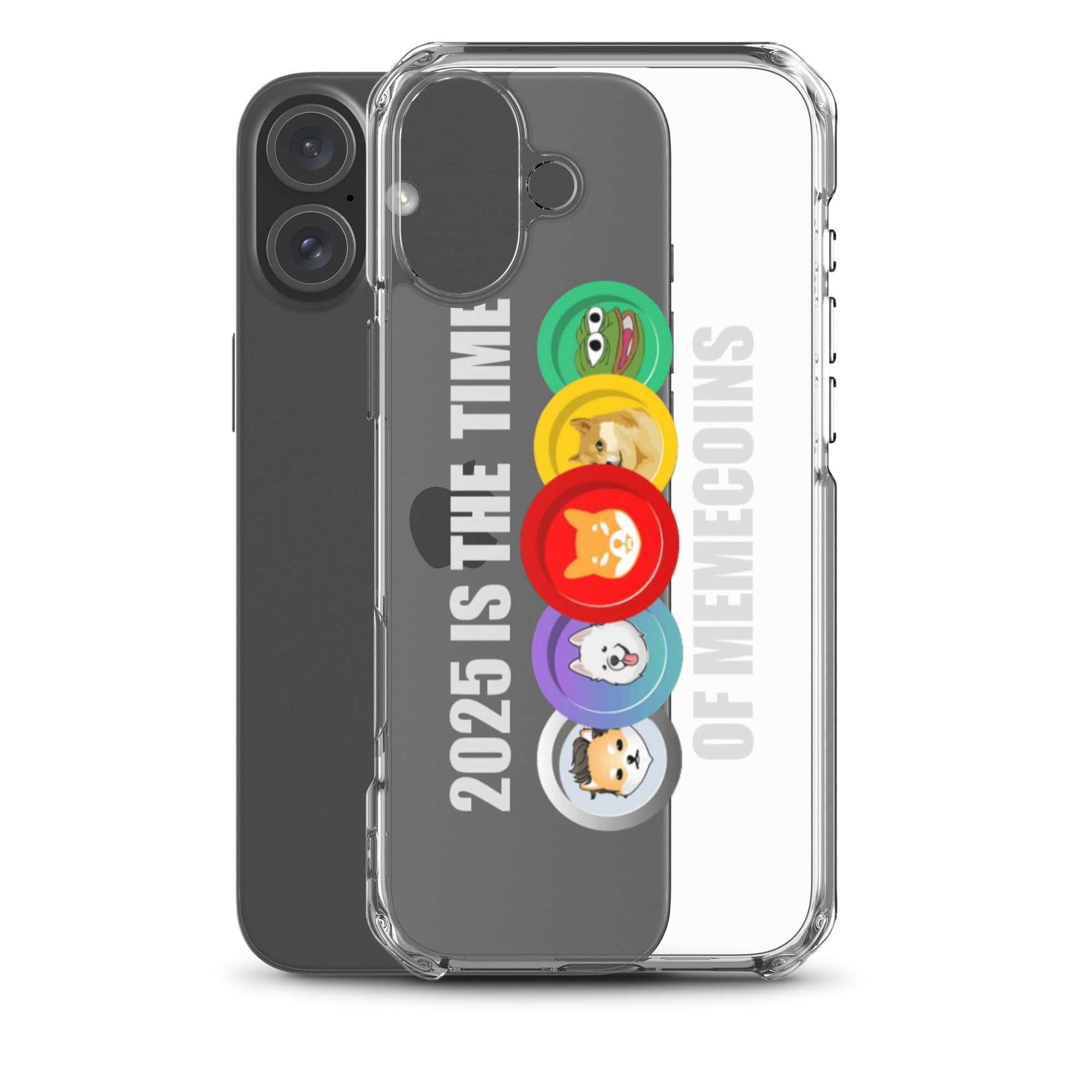 Cover Trasparente iPhone® 2025 Meme Time-Smartphone-Biiply-Biiply