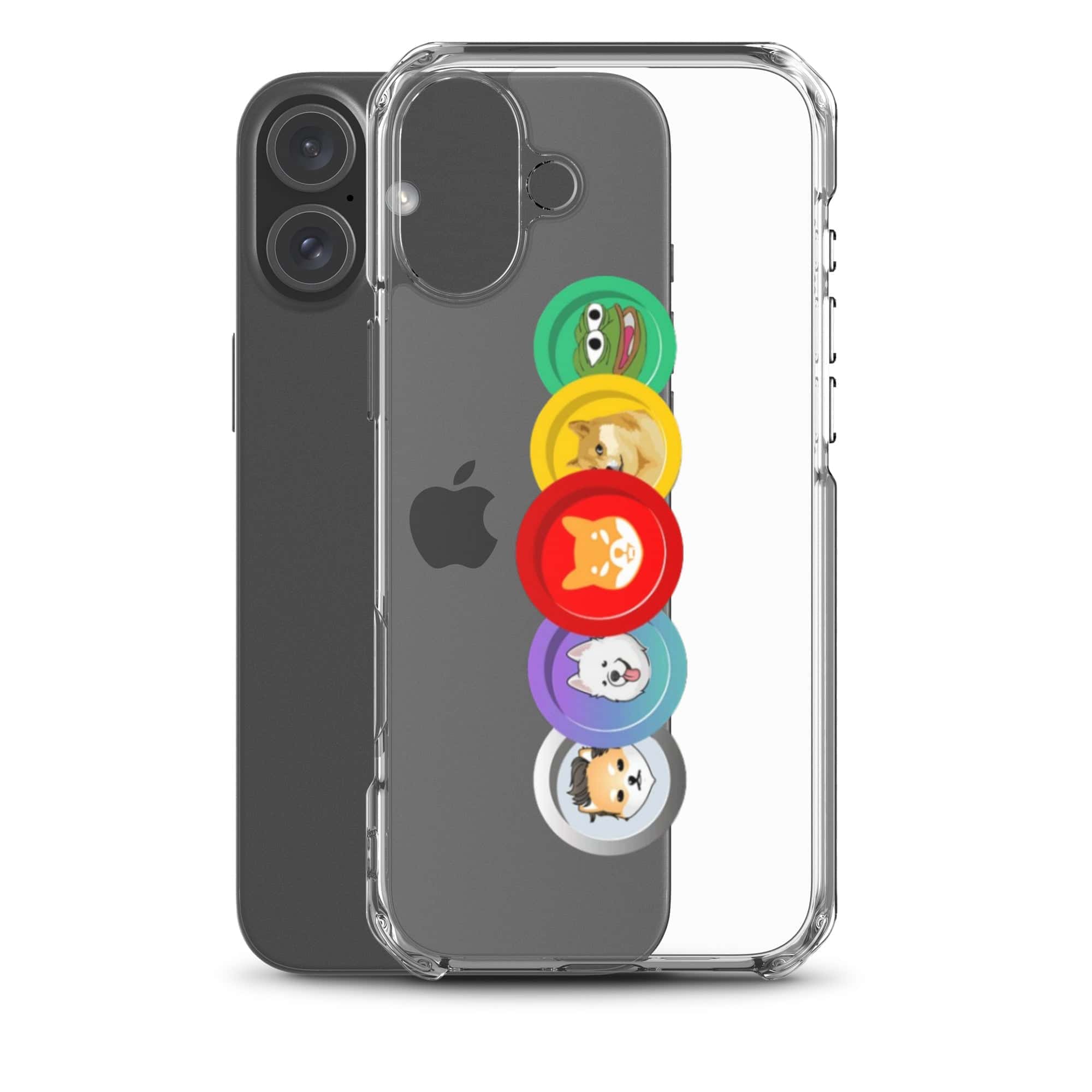 Cover Trasparente iPhone® MemeCoin-Smartphone-Biiply-Biiply