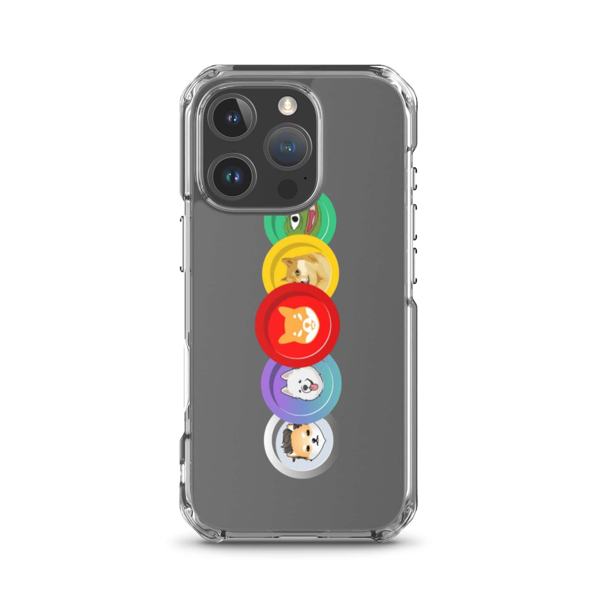 Cover Trasparente iPhone® MemeCoin-Smartphone-Biiply-iPhone 16 Pro-Biiply