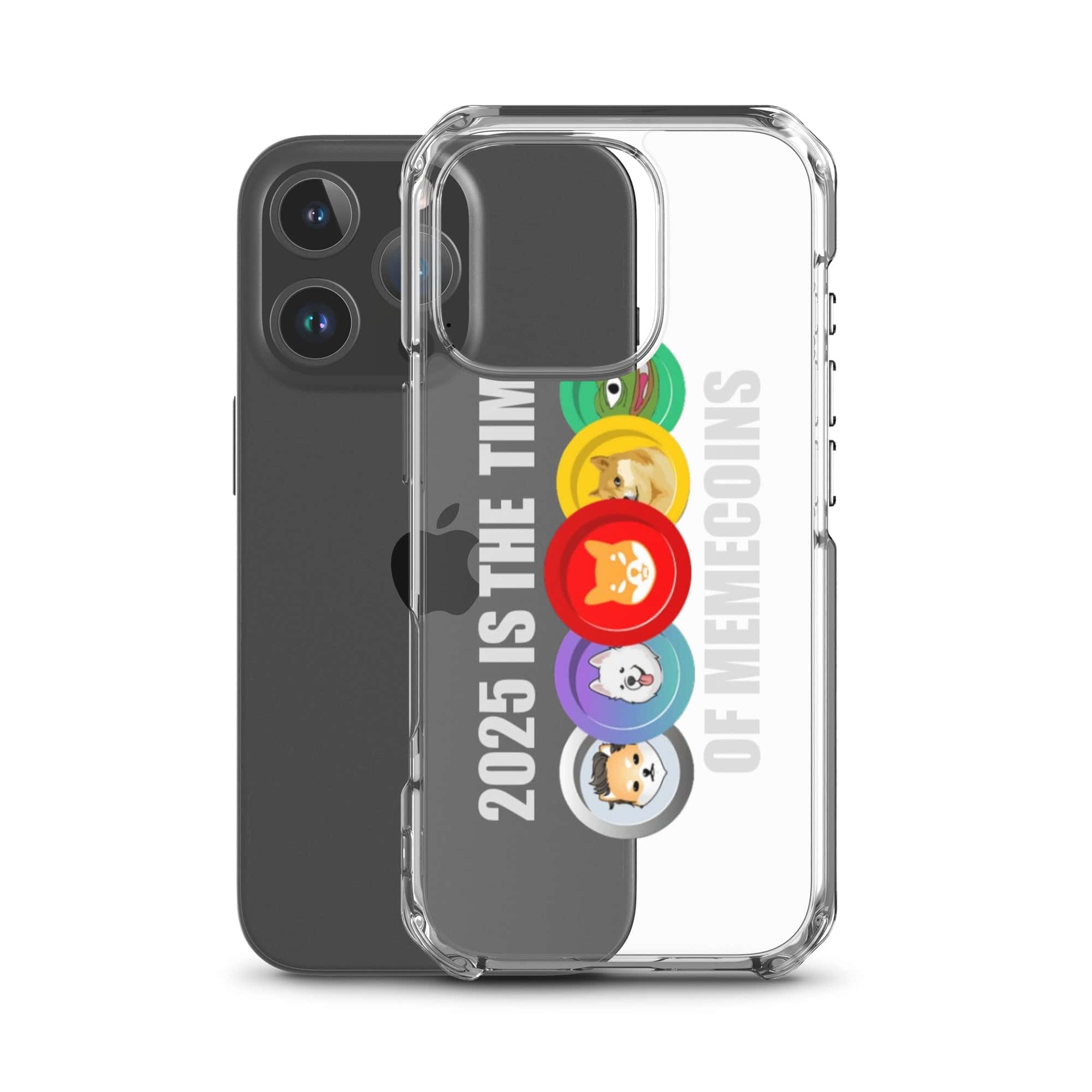 Cover Trasparente iPhone® 2025 Meme Time-Smartphone-Biiply-Biiply
