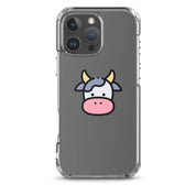 Cover Trasparente iPhone® Cow Face-Smartphone-Biiply-iPhone 16 Pro Max-Biiply