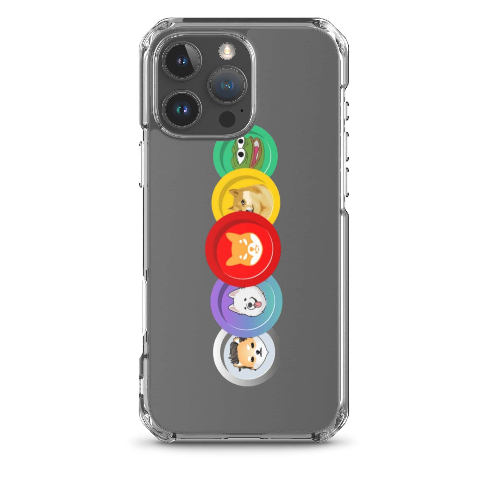 Cover Trasparente iPhone® MemeCoin-Smartphone-Biiply-iPhone 16 Pro Max-Biiply