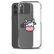 Cover Trasparente iPhone® Cow Face-Smartphone-Biiply-Biiply