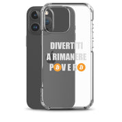 Cover Trasparente iPhone® Divertiti a Rimanere Povero-Smartphone-Biiply-Biiply