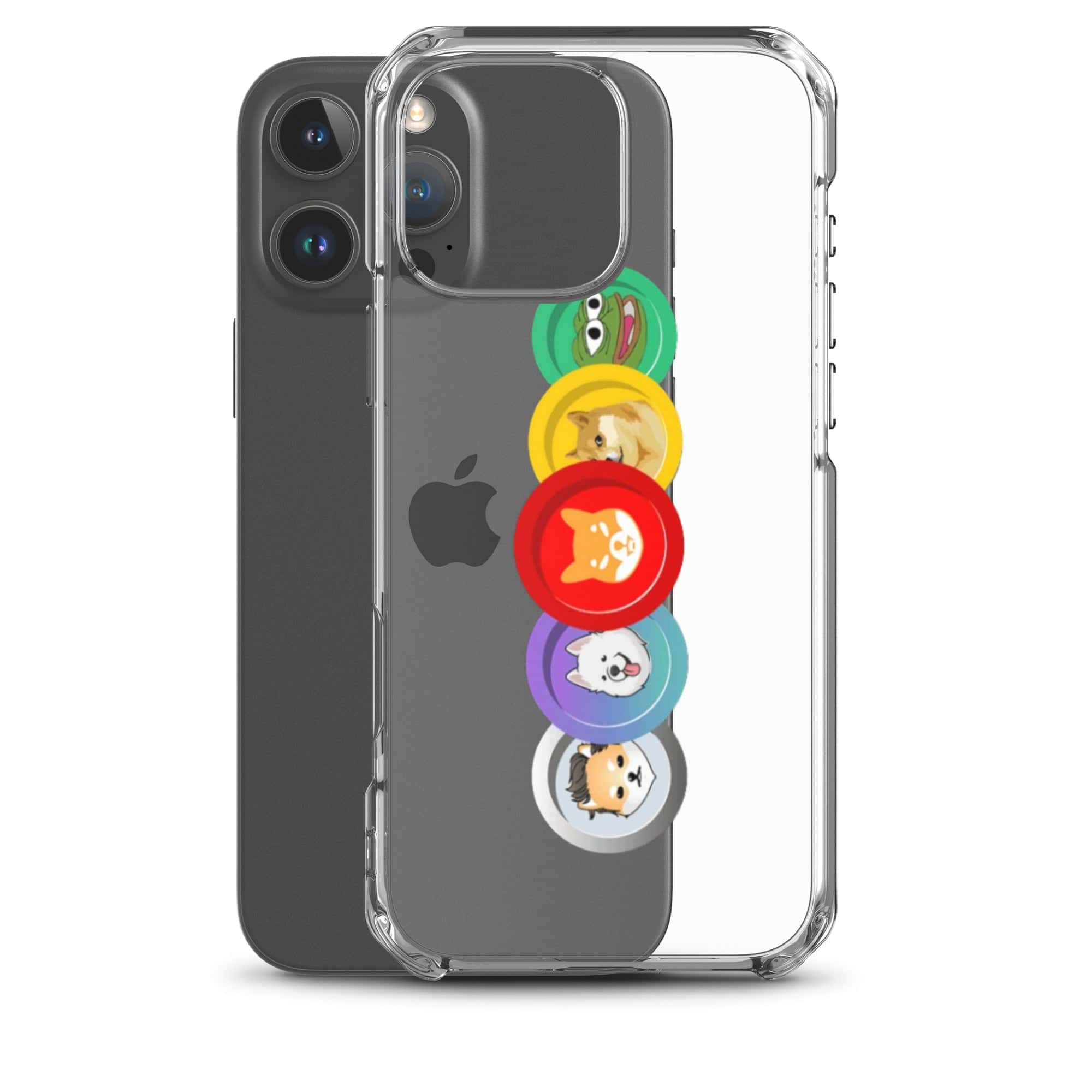 Cover Trasparente iPhone® MemeCoin-Smartphone-Biiply-Biiply