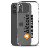 Cover Trasparente iPhone® Bitcoin Fuck Banks-Smartphone-Biiply-Biiply