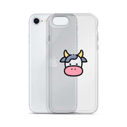 Cover Trasparente iPhone® Cow Face-Smartphone-Biiply-Biiply