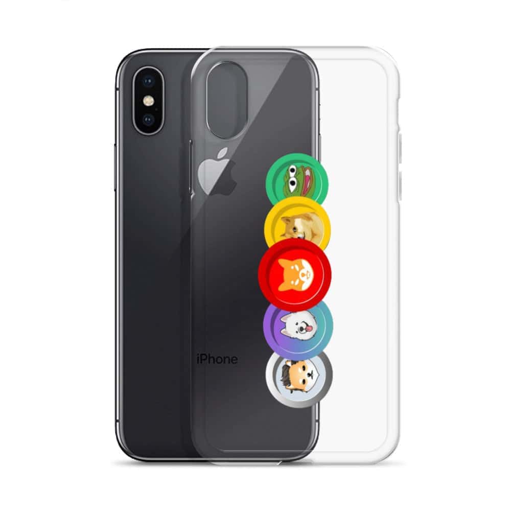 Cover Trasparente iPhone® MemeCoin-Smartphone-Biiply-Biiply