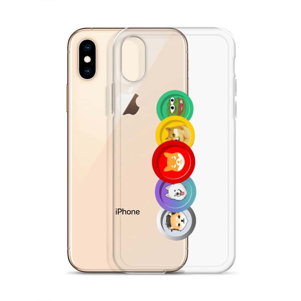 Cover Trasparente iPhone® MemeCoin-Smartphone-Biiply-Biiply