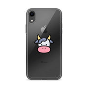 Cover Trasparente iPhone® Cow Face-Smartphone-Biiply-iPhone XR-Biiply