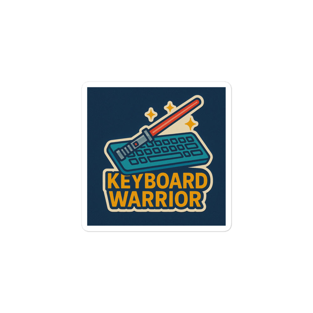 Sticker Keyword Warrior-Sticker-Biiply-3″×3″-Biiply