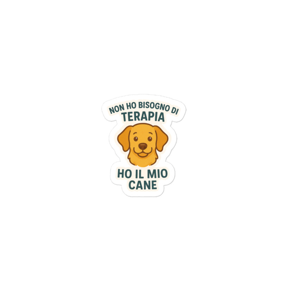 Sticker Non ho Bisogno di Terapia-Sticker-Biiply-3″×3″-Biiply