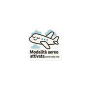 Sticker Modalità Aereo Attivata-Sticker-Biiply-3″×3″-Biiply
