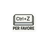 Sticker Ctrl + Z Per favore-Sticker-Biiply-4″×4″-Biiply