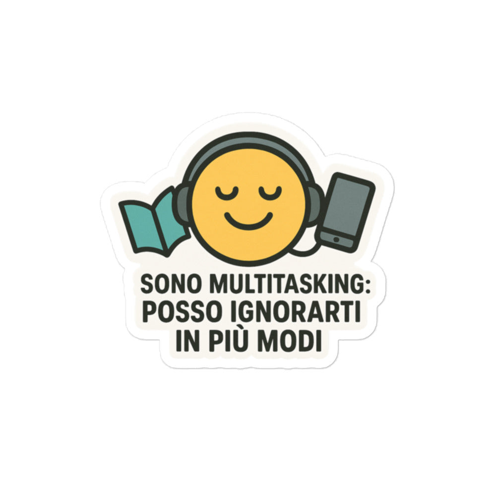 Sticker Multitasking-Sticker-Biiply-4″×4″-Biiply